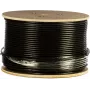 DSIT CAT7 S/FTP 305m vonkajší inštalačný kábel, plný vodič, PE plášť, Fca, dvojité tienenie, 10 Gbit/s, čierna