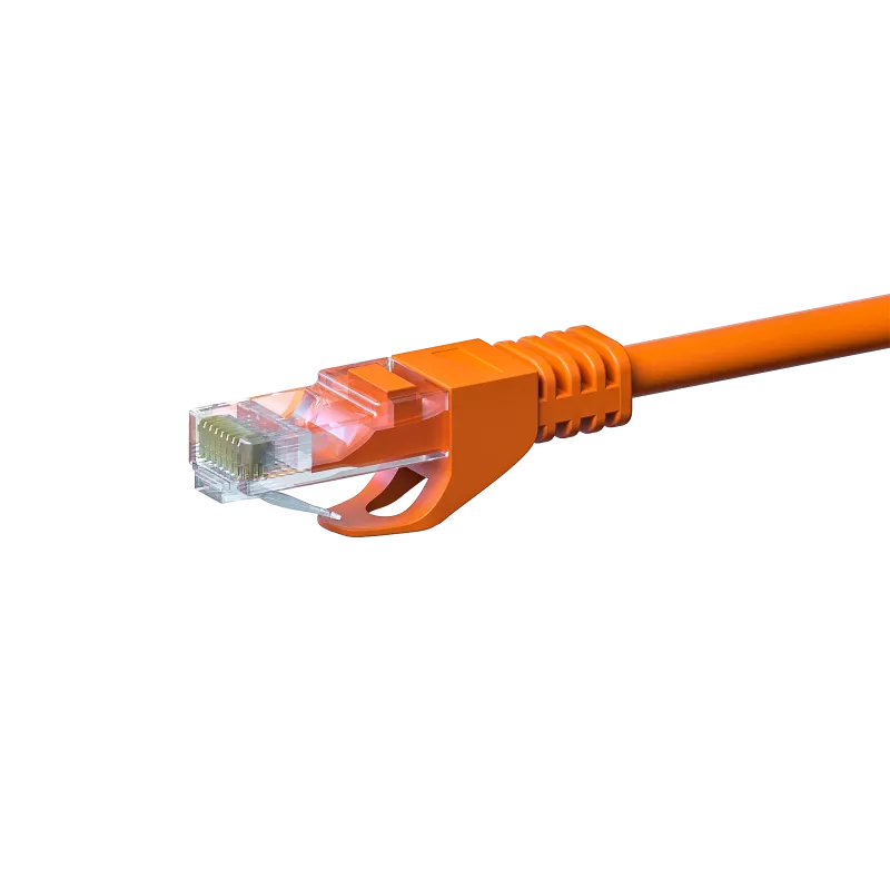DSIT CAT5e U/UTP sieťový kábel, 50 m, oranžový, 100% meď (DC-56-500)