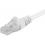 DSIT CAT 5e U/UTP sieťový patch kábel 0,25 m biely CCA Gigabit Ethernet RJ45