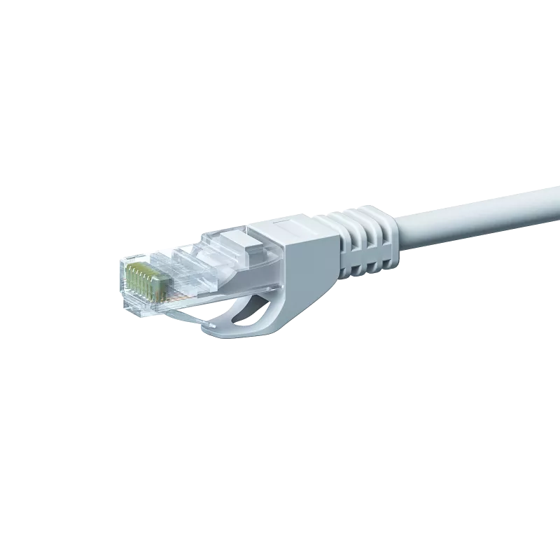 DSIT CAT 5e U/UTP sieťový patch kábel 0,25 m biely CCA Gigabit Ethernet RJ45