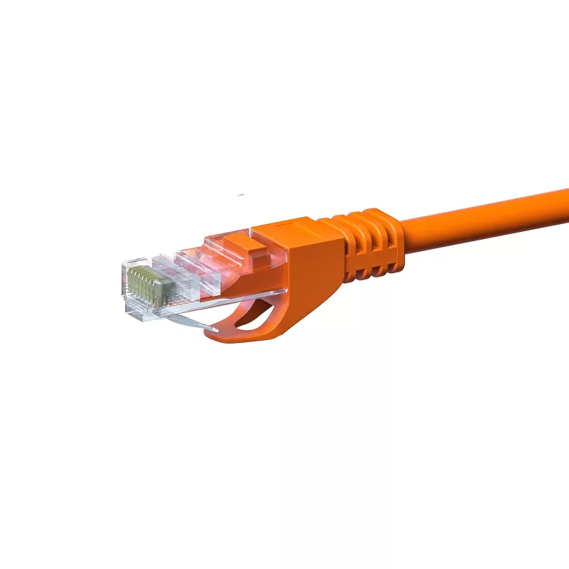 DSIT CAT 5e U/UTP sieťový kábel 10m oranžový CCA