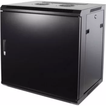 DSIT DS6409M 9U nástenný serverový rozvádzač 600x450x500 mm s kovovými dverami