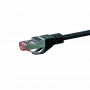 DSIT Cat 6 S/FTP LSOH sieťový patch kábel, 2m, čierny