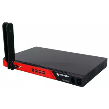 Opengear OM2224-24E-10G-L 24-port sériový konzolový server s 24x 1GbE a 2x 10GbE SFP+ uplink, x86, 8GB RAM, 64GB eMMC, Dual AC