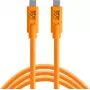 Tether Tools TetherPro kábel USB-C na USB-C, 0,9 m, oranžový (CUC03-ORG)