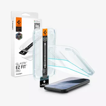 Spigen Glas.tR EZ Fit Pro AC 2 balenie ochrana kamery pre Google Pixel 11 Pro XL - transparentná