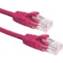 DSIT CAT6a sieťový kábel 100 % meď - U/UTP - 1 meter - ružový (DC-U6A9-010)