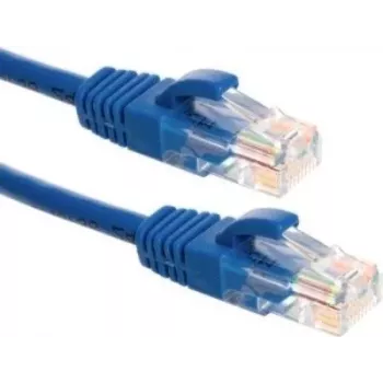 DSIT CAT6a U/UTP 100 % meď sieťový patch kábel, 10 m, modrý