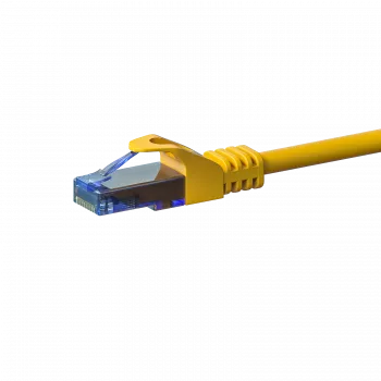 DSIT CAT6a sieťový kábel 100 % meď U/UTP 10 m žltý