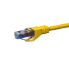 DSIT CAT6a sieťový kábel 100 % meď U/UTP 10 m žltý