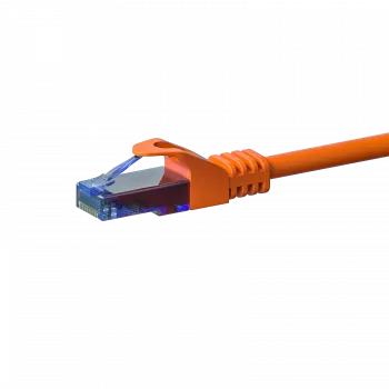 DSIT CAT6a U/UTP 100 % meď patch kábel 15 m oranžový