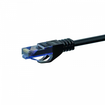 DSIT UTP CAT6a patch kábel 50 m čierny - 100 % meď - 10 Gbps - RJ45