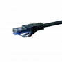 DSIT UTP CAT6a patch kábel 50 m čierny - 100 % meď - 10 Gbps - RJ45