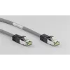 DSIT RJ45 sieťový kábel S/FTP PiMF CAT 8 kábel sivý 0,25 m