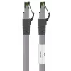 DSIT RJ45 sieťový kábel S/FTP PiMF CAT 8 kábel sivý 0,25 m