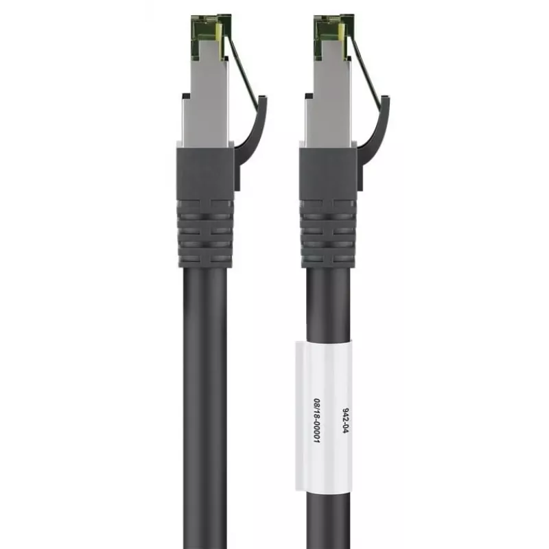 DSIT RJ45 sieťový kábel S/FTP PiMF CAT 8 čierny 5m