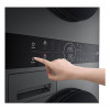 LG ELECTRONICS WashTower WT1210BBF (WiFi) 12kg/10kg práčka so sušičkou s AI DD™, Steam+ a ezDispense™ – Black Steel