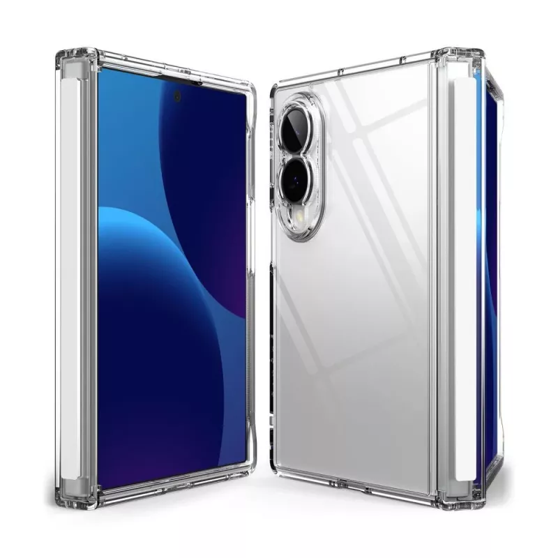 Ringke Fusion Flap Galaxy Z Fold 8 transparentné hybridné ochranné puzdro s ochranou závesu