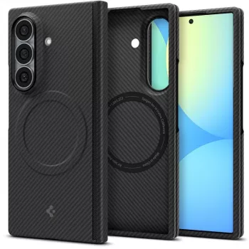 Spigen AirSkin Aramid MagSafe puzdro pre Samsung Galaxy Z Fold 8 Ultra - matná čierna