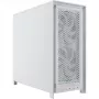 CORSAIR FRAME 5000D WORKSTATION modulárna Midi-Tower PC skriňa, E-ATX, 2x 200 mm + 1x 140 mm ventilátory, biela (CC-9011331-WW)