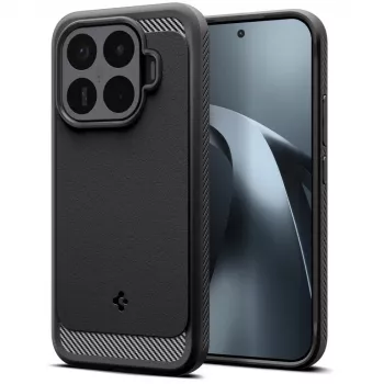 Puzdro SPIGEN Rugged Armor pre Xiaomi 17T Pro, matné čierne, ACS11869