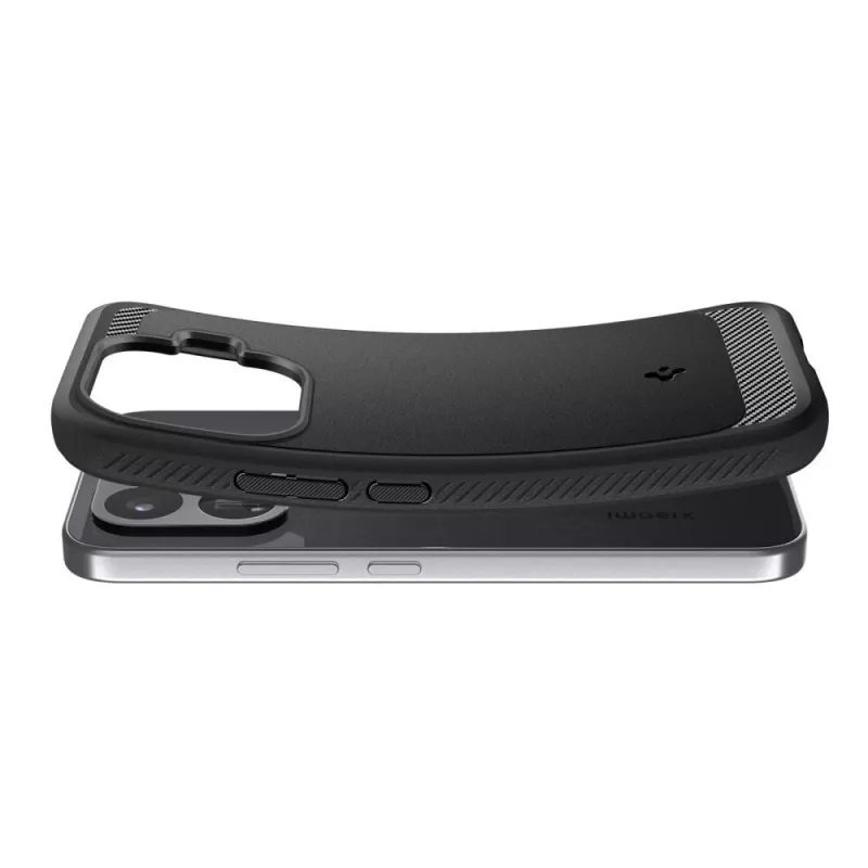 Puzdro SPIGEN Rugged Armor pre Xiaomi 17T Pro, matné čierne, ACS11869