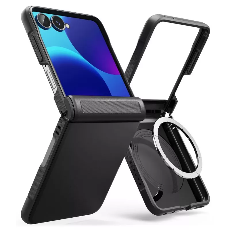 Ringke Onyx Flap Magnetic MagSafe puzdro pre Samsung Galaxy Z Flip 8 - čierna