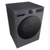 LG F4WX701YB 10,5 kg predná práčka s AI DD, parou, Wi-Fi - Black Steel