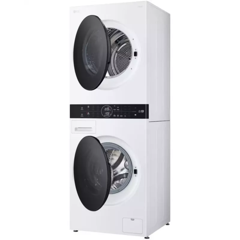 LG WashTower WT1210WWF práčka so sušičkou s Wi-Fi, 12kg, s tepelným čerpadlom, biela