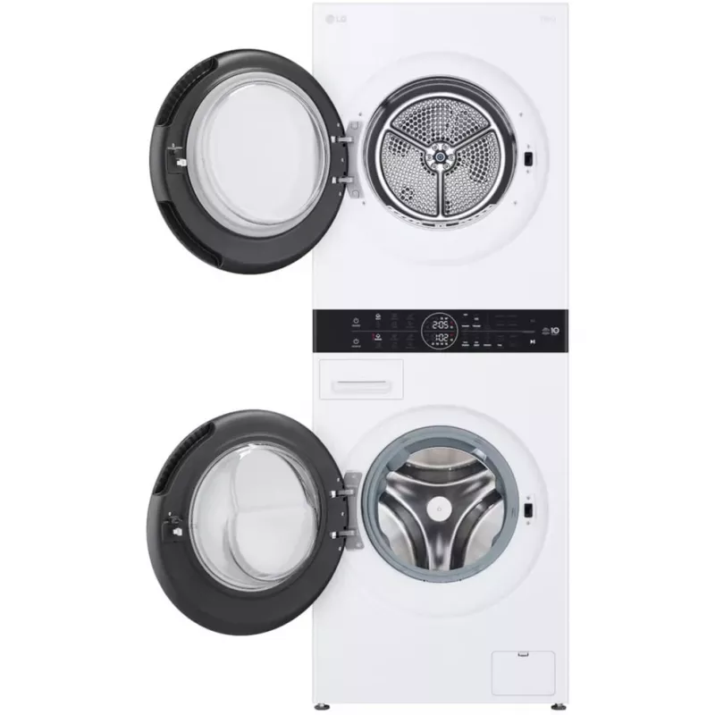 LG WashTower WT1210WWF práčka so sušičkou s Wi-Fi, 12kg, s tepelným čerpadlom, biela