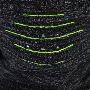BUFF DryFlx Pro kukla - čierna, bezšvová 4-way stretch, termo, reflexná