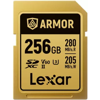 Lexar Professional ARMOR GOLD SDXC UHS-II pamäťová karta, 256 GB, V60 (LSDAMGL256G-RNNNG)
