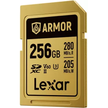 Lexar Professional ARMOR GOLD SDXC UHS-II pamäťová karta, 256 GB, V60 (LSDAMGL256G-RNNNG)