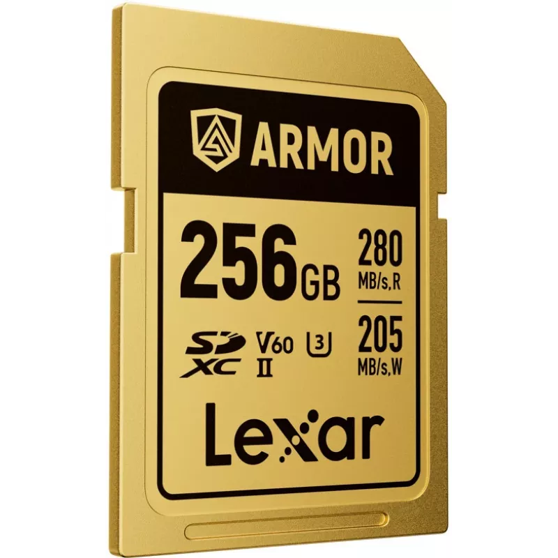 Lexar Professional ARMOR GOLD SDXC UHS-II pamäťová karta, 256 GB, V60 (LSDAMGL256G-RNNNG)