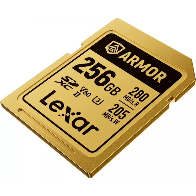 Lexar Professional ARMOR GOLD SDXC UHS-II pamäťová karta, 256 GB, V60 (LSDAMGL256G-RNNNG)