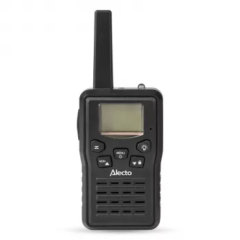Alecto FR200BK vysielačka set balenie 2 ks, dosah 10 km, PMR446, čierna