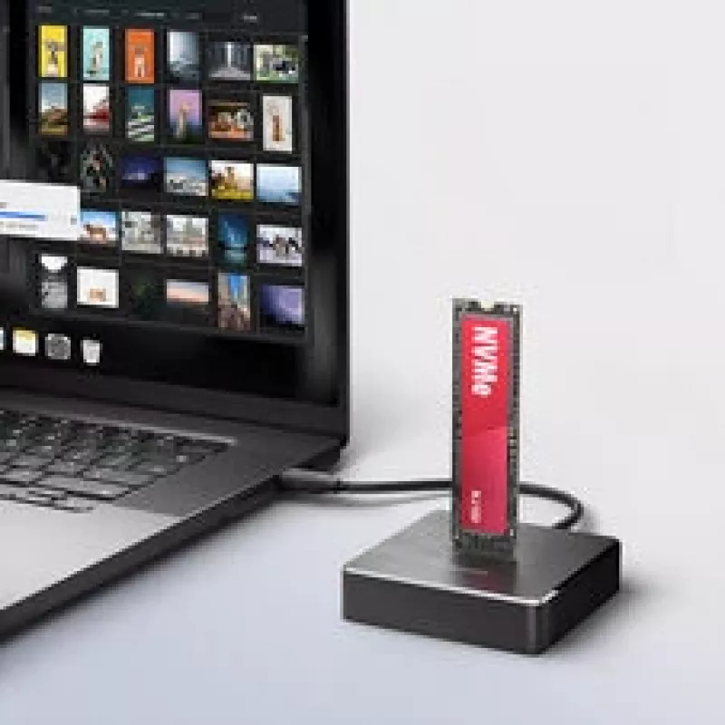 AXAGON ADSA-M2C11 USB-C 10Gbps dokovacia stanica pre M.2-NVMe alebo SATA SSD