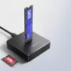 AXAGON ADSA-M2C11 USB-C 10Gbps dokovacia stanica pre M.2-NVMe alebo SATA SSD
