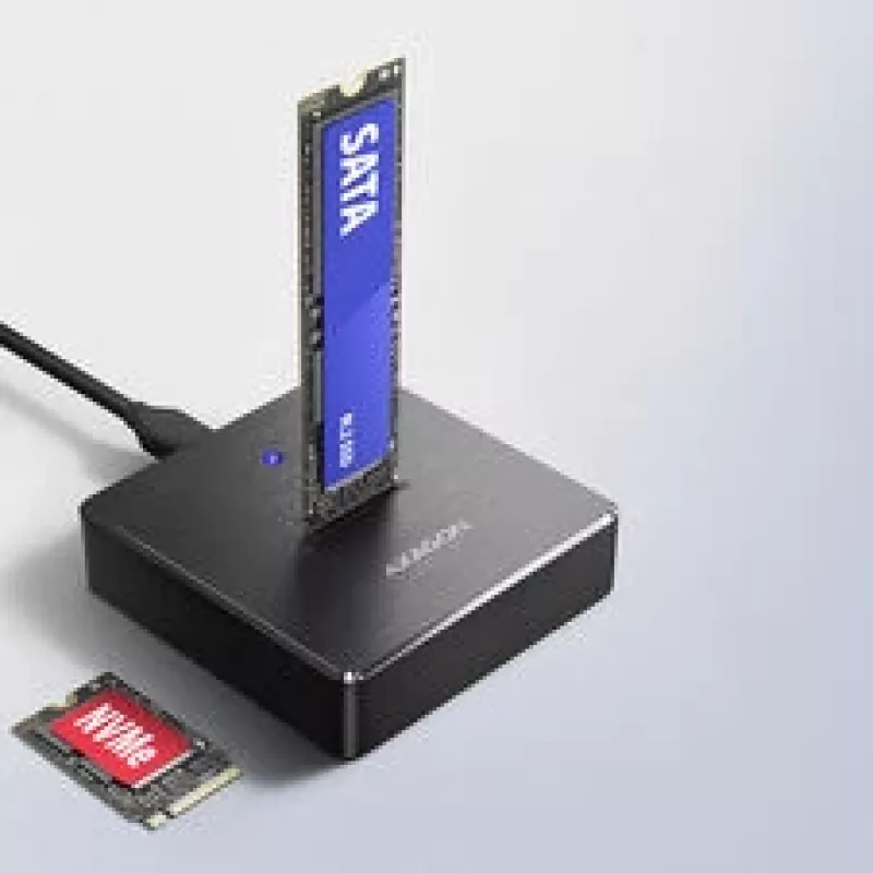 AXAGON ADSA-M2C11 USB-C 10Gbps dokovacia stanica pre M.2-NVMe alebo SATA SSD