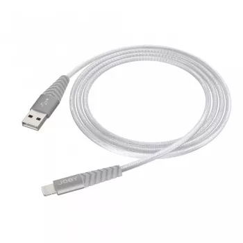 Joby nabíjací a synchronizačný kábel Lightning, 1,2 m, strieborný (JB01814-BWW)