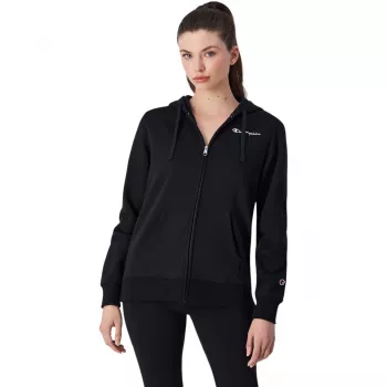 Mikina s kapucňou na celý zips Champion 117531 KK001, čierna, XL