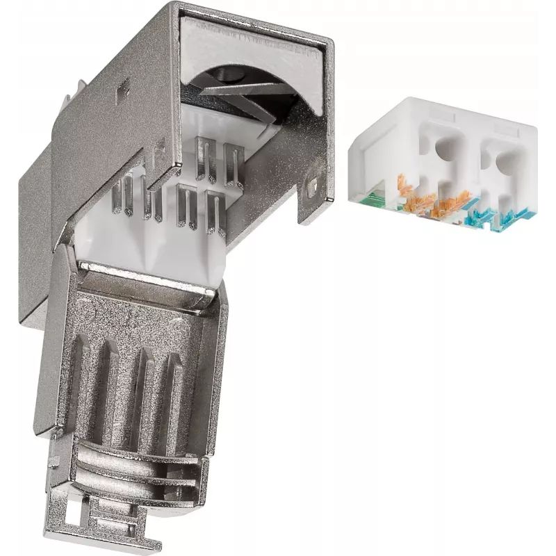 DS-IT CAT6 STP Keystone Jack bez nástrojov RJ45 modul