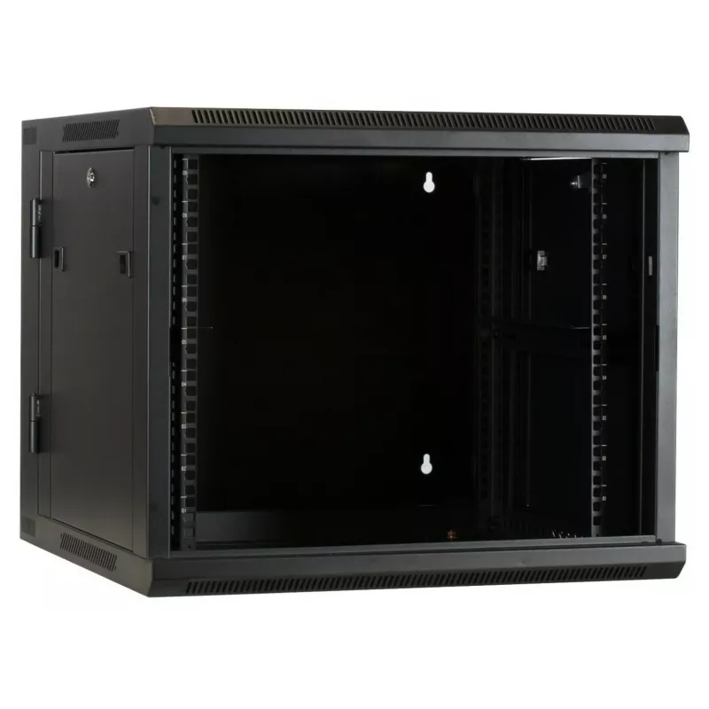 Reverzibilná nástenná serverová skriňa DSIT DS6609-DOUBLE so sklenenými dvierkami, šírka 600 mm