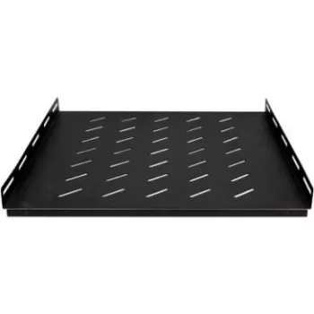 DSIT DS-FH120 pevná racková polica pre serverové skrine s hĺbkou 1200mm, zaťaženie 30kg, 1U, čierna