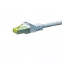 DSIT Cat.7 S/FTP PiMF RJ45 sieťový patch kábel, 0,50 m, biela