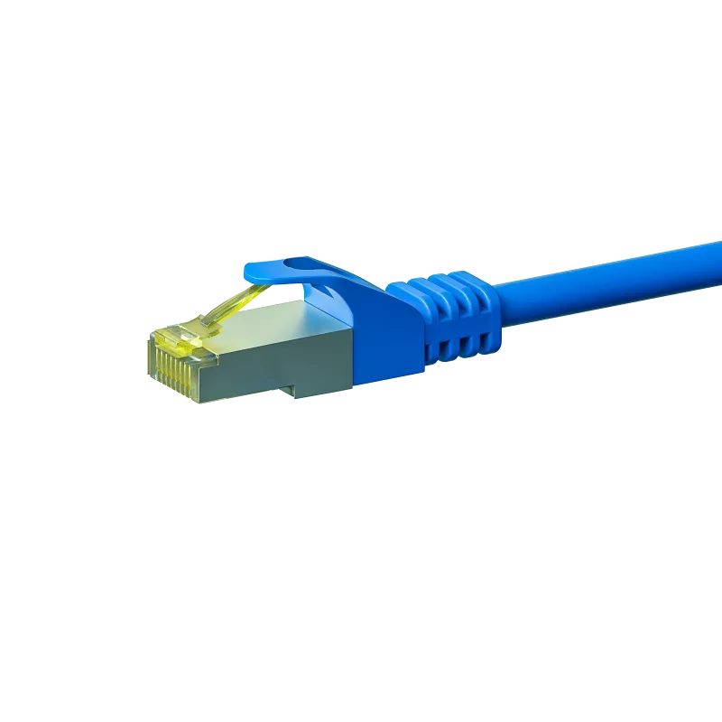 DSIT Cat.7 S/FTP PiMF sieťový patch kábel, RJ45, 1,5 m, modrá