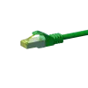 DSIT RJ45 sieťový kábel S/FTP PiMF s CAT 7 káblom zelený - 2m