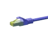DSIT Cat.7 S/FTP PiMF sieťový patch kábel RJ45, fialová, 10m (DC-78-100)