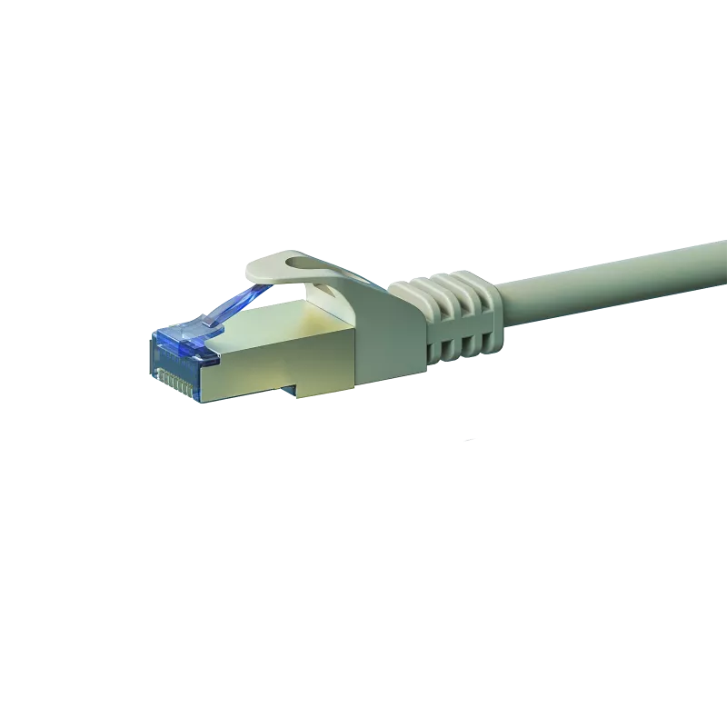 DSIT CAT 6a S/FTP LSOH patch kábel, 1,5 m, sivá