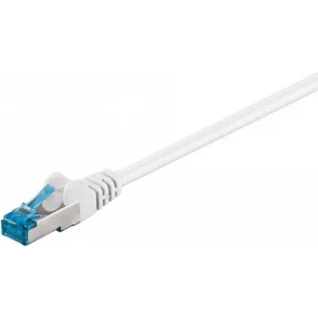 DSIT CAT 6a S/FTP LSOH ethernetový patch kábel, 7,5 m, biela